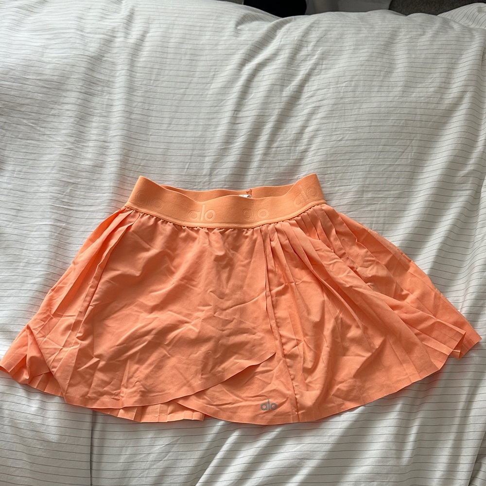 ALO Yoga Orange aces tennis Skirt